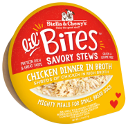 Stella&Chewys Dog LilBites SvryStws Chicken inBrth 12/2.7oz