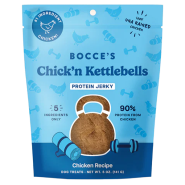 Bocce's Dog Jerky Protein Cuts Chick'n Kettlebells 5oz