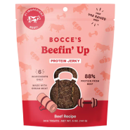 Bocce's Dog Jerky Protein Cuts Beefin' Up 5oz