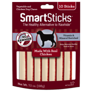 SmartBones SmartSticks Innovative Chews Chicken 10 pk