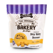 Three Dog Bakery Crunchy Itty Bitty Bones w Cheese 32 oz