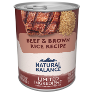 NB LID Dog Beef & Brown Rice 12/13 oz