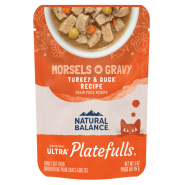 NB Platefulls Cat Indoor Turkey&Duck in Gravy Pouch 24/3oz