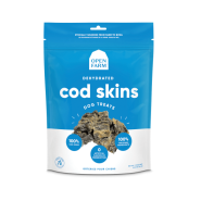 Open Farm Dog Treats Dehydrated Cod Skins 2.25 oz