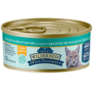 Blue Cat Wilderness WildDelights Chkn&Trout 24/5.5oz EN/FR