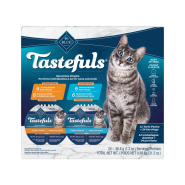 Blue Cat Tastefuls SpoonlessSngl VarietyPk ChknTrky 12/2.6oz