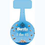 Blue Cat Bursts 2 for $5 Shelf Wobbler