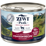 ZIWI Peak Dog Venison 12/6 oz Cans