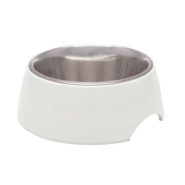 Loving Pets Retro Bowls Medium Ice White