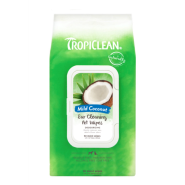 TropiClean Ear Cleaning Wipes Mild Coconut 50 pk