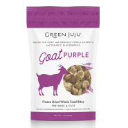 Green Juju Dog/Cat FD Whole Food Bites Goat Purple 3 oz