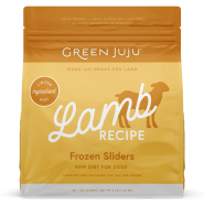 Green Juju Dog Frozen Raw Lamb Sliders 3 lb