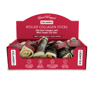 Icelandic+ Dog Rolled Collagen Sticks 4" x 12pc