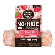 Earth Animal Dog Roll Strawberries & Cream 1pk