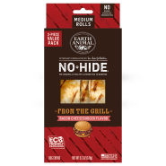 Earth Animal Dog NoHide Roll FromTheGrill BcnChsbrgr Med 3pk