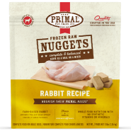 Primal Dog Raw Rabbit Nuggets 3 lb