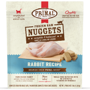 Primal Cat Raw Rabbit Nuggets 3 lb