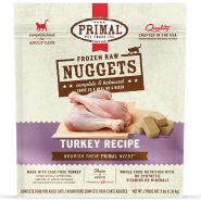 Primal Cat Raw Turkey Nuggets 3 lb