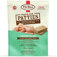 Primal Dog Raw Chicken Patties 6 lb