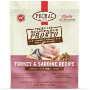 Primal Dog Raw Turkey & Sardine Pronto 4 lb