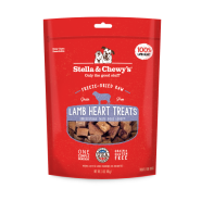 Stella&Chewys Dog FD Lamb Heart Treats 3 oz