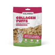 Icelandic+ Dog Beef Collagen Puffs Bites w/Kelp SmDog 1.3 oz