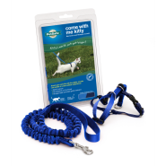 PetSafe Come With Me Kitty Harness & Bungee Leash SM Blue