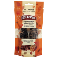 Rollover Fall Treats Beef w/ Pumpkin Stuffed Chewbies 2pk