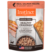 Instinct Cat Healthy Cravings GF Pouches Salmon 24/3 oz