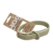 Dexypaws Dog Waterproof Collar Sage Green Medium 3/4x11-14"