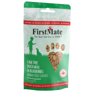 FirstMate Dog Treats GF Cookies Mini Duck & Blueberries 8 oz