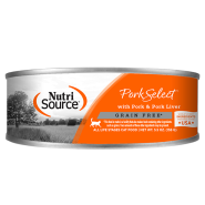 NutriSource Cat Grain Free Pork Select 12/5.5oz