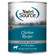 NutriSource Dog Grain Free Chicken 12/13oz