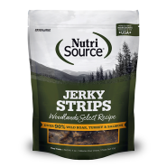 NutriSource Dog Treats Jerky Strips Woodland Select 110g