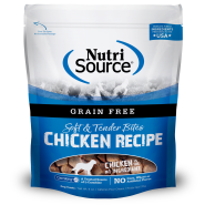 NutriSource Dog Treats Soft & Tender Grain Free Chicken 170g
