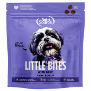 NutriSource Dog Treats Little Bites Grain Free Beef 6oz