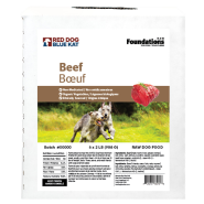 Red Dog Blue Kat Dog Foundations Beef (no Tripe) Bulk 6/2 lb