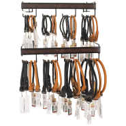 Circle T Dog Collars Black & Tan 32pc