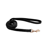 Accent Microfiber Leash Mod Black 5/8"x6