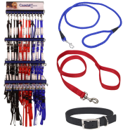 Coastal Nylon Collar & Nyln/Rope Leash Dsply 3Color 90pc