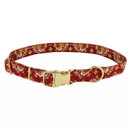 Accent Dog Metallic Collar RylBrgCrwn X-Sm 5/8"x8"-12"