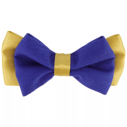 Accent Dog Metallic Collar Embellishment Blue Bowtie