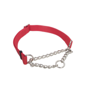 Adj Check Training Collar 5/8" Red 10"-14"