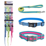 LazerBrite & Pet Attire Pro Combo Collar & Leash Display