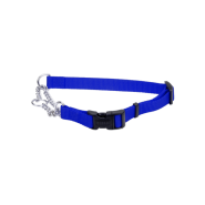 Adj Check Training Collar w/Buckle 5/8" Blue 18"