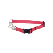 Adj Check Training Collar w/Buckle 3/4" Red 22"