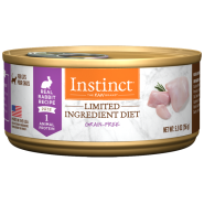 Instinct Cat GF LID Cans FarmRaised Rabbit 12/5.5 oz