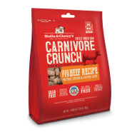 Stella&Chewys Dog Treats Carnivore Crunch Beef 3.25 oz