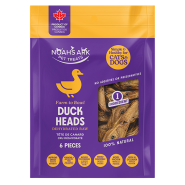Noah's Ark Dog Dehydrated Duck Heads 6pc