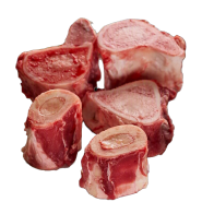Noah's Ark Dog Raw Bone Beef Marrow Small 3-4" Bulk 10kg